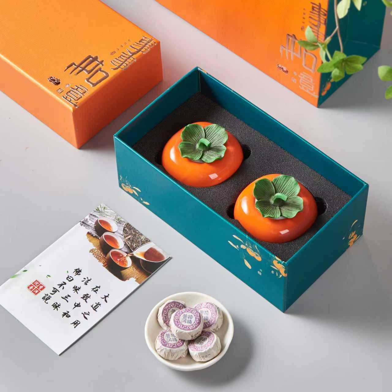 【沉香普洱・小玉餅禮盒】（小）事事如意