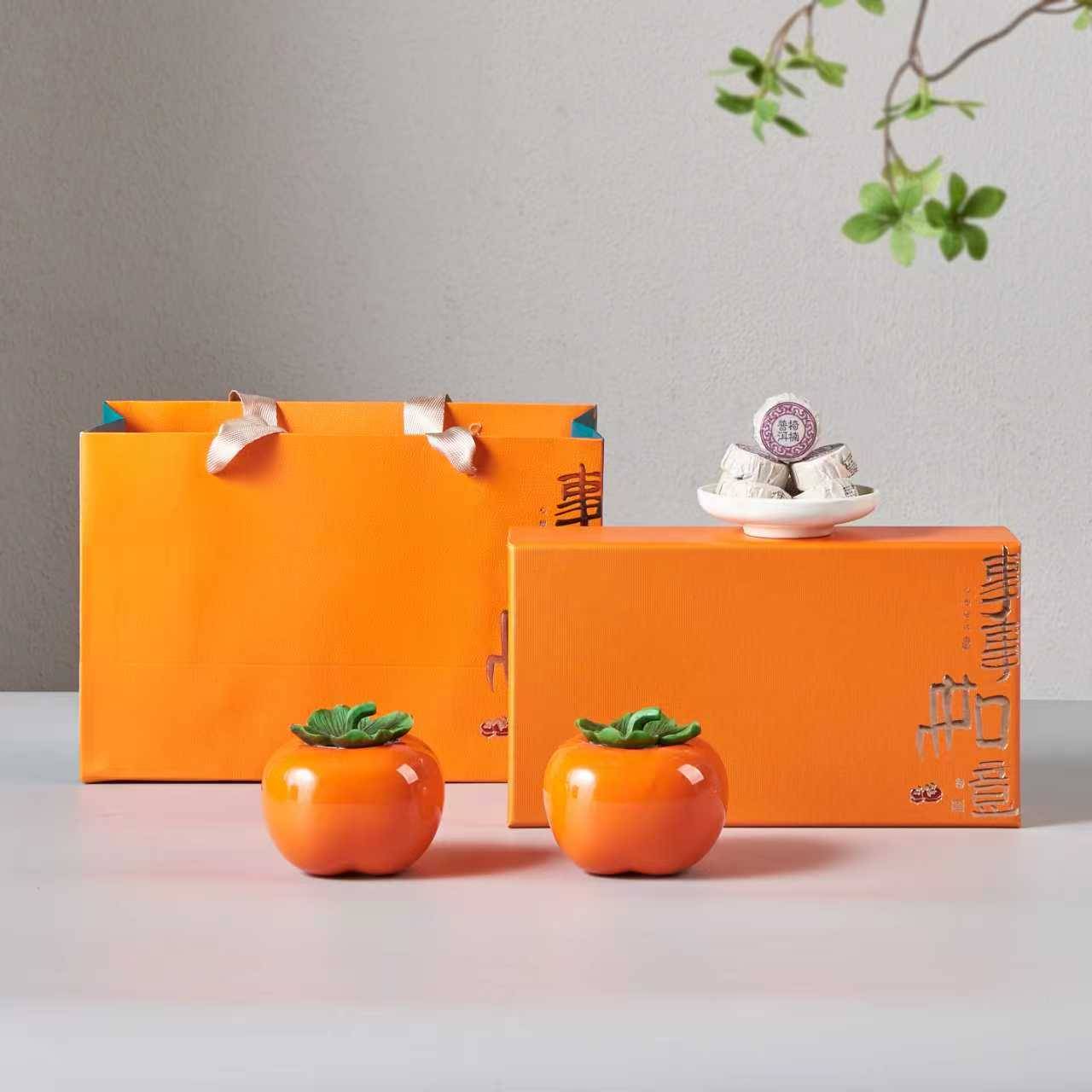 【沉香普洱・小玉餅禮盒】（小）事事如意