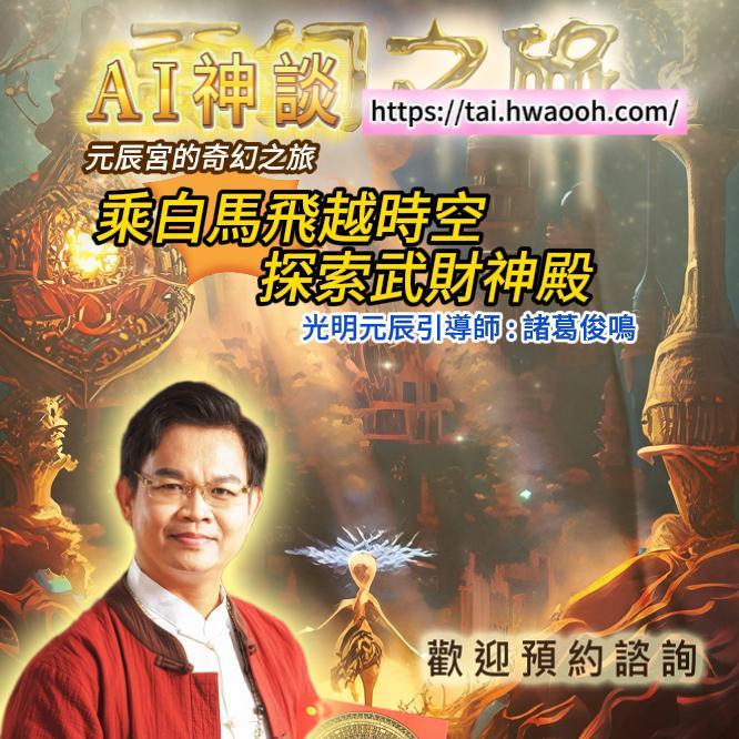 《AI 神談》 EP-07 元辰宮的奇幻之旅~乘白馬飛越時空 探索武財神殿